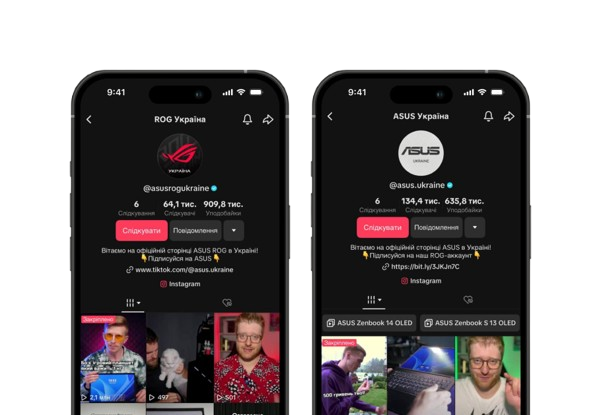 Як ми створили TikTok-акаунти для ASUS з нуля